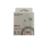 Fast Charger Micro USB Data Cable white