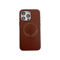 Tigin Magnet Case für iPhone 15 Plus braun
