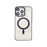 Theo Magnet Case für iPhone 15 Pro Max lila