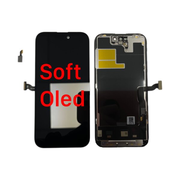 LCD mit Touch für Iphone 14 Pro Soft Oled black