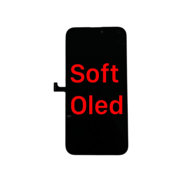 LCD mit Touch für Iphone 15 Pro Max Soft Oled black 120Hz
