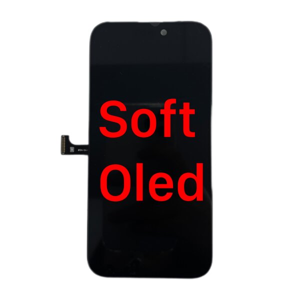 LCD mit Touch für Iphone 15 Pro Soft Oled black120Hz