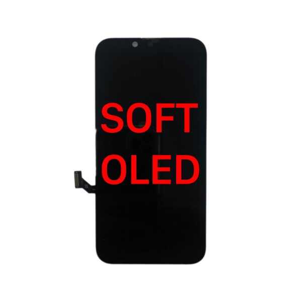 LCD mit Touch für Iphone 14 Soft Oled black Tugg