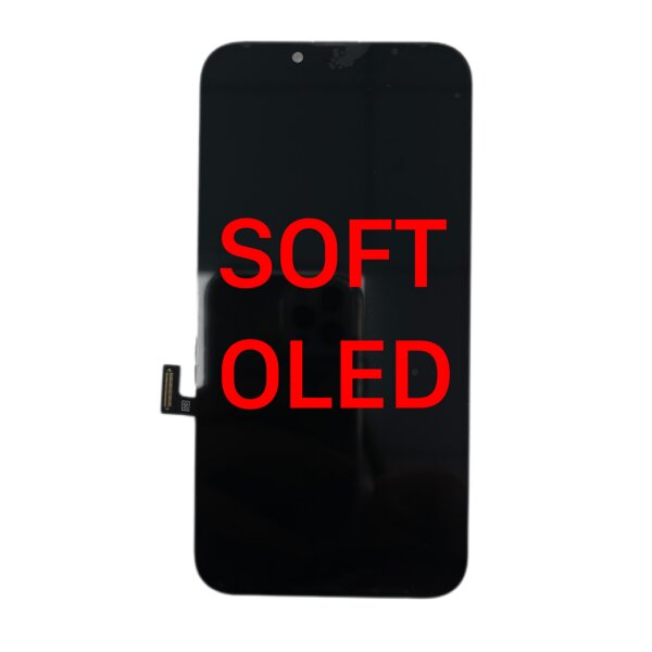LCD mit Touch für Iphone 13 Soft Oled black