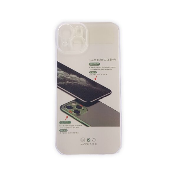 Silikon Case mit Kameraschutz für iPhone 16 Pro Transparent (Bulk)