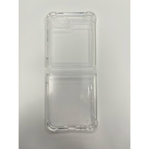 Hard Silikon Case Transparent für Samsung Z Flip6 Transparent (Bulk)
