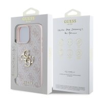 Guess 4G Metal Logo Rapport Case für Iphone 16 Pro Max pink