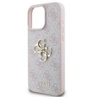 Guess 4G Metal Logo Rapport Case für Iphone 16 Pro pink