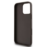 Guess 4G Metal Logo Rapport Case für Iphone 16 Pro Max braun