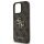 Guess 4G Metal Logo Rapport Case für Iphone 16 Pro Max braun