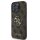 Guess 4G Metal Logo Rapport Case für Iphone 16 Pro braun