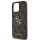 Guess 4G Metal Logo Rapport Case für Iphone 16 Pro braun