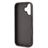 Guess 4G Metal Logo Rapport Case für Iphone 16 Plus braun