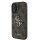 Guess 4G Metal Logo Rapport Case für Iphone 16 Plus braun