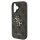 Guess 4G Metal Logo Rapport Case für Iphone 16 Plus braun