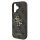Guess 4G Metal Logo Rapport Case für Iphone 16 braun