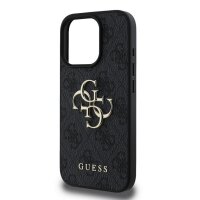 Guess 4G Metal Logo Rapport Case für Iphone 16 Pro Max black