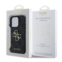 Guess 4G Metal Logo Rapport Case für Iphone 16 Pro Max black