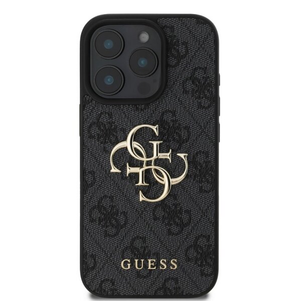 Guess 4G Metal Logo Rapport Case für Iphone 16 Pro black