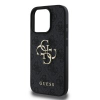 Guess 4G Metal Logo Rapport Case für Iphone 16 Pro black