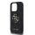 Guess 4G Metal Logo Rapport Case für Iphone 16 Pro black