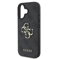 Guess 4G Metal Logo Rapport Case für Iphone 16 Plus black