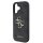 Guess 4G Metal Logo Rapport Case für Iphone 16 Plus black