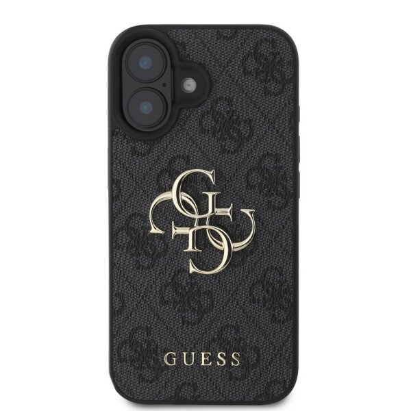 Guess 4G Metal Logo Rapport Case für Iphone 16 black