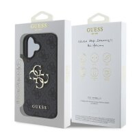 Guess 4G Metal Logo Rapport Case für Iphone 16 black