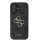 Guess 4G Metal Logo Rapport Case für Iphone 16 black