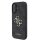 Guess 4G Metal Logo Rapport Case für Iphone 16 black