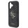Guess 4G Metal Logo Rapport Case für Iphone 16 black