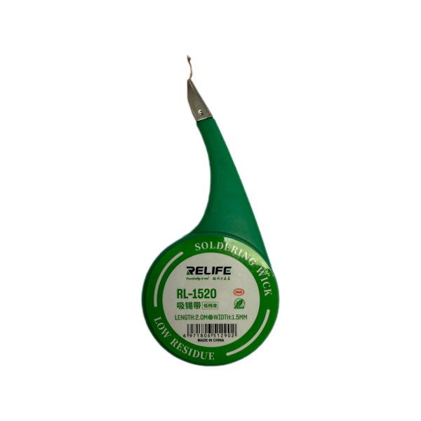 Relife RL-1520 Leistungsstarker Lötdocht (1,5 mm)