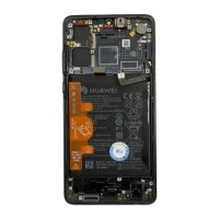 LCD mit Touch & Rahmen Battery Huawei P30 Black SWAP...