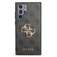Guess 4G Metal Logo Rapport Case für Samsung S24 Ultra black