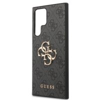 Guess 4G Metal Logo Rapport Case für Samsung S24 Ultra black