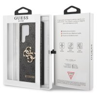 Guess 4G Metal Logo Rapport Case für Samsung S24 Ultra black
