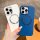 Tuba Magnet Case für iPhone 16 blau